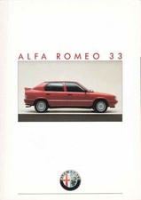 catalogue / brochure Alfa Romeo 33 12/1986 France