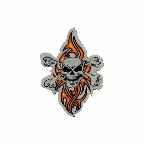 Toppa patch adesiva teschio - toppa,