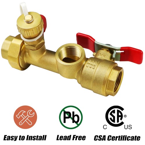 Brass isolator tankless water - brass,