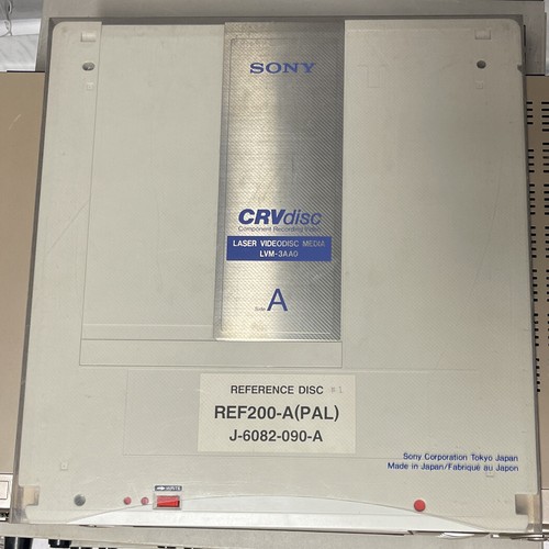 Disco sony crv laserdisc - disco,