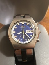 Seiko Chronographe 6139 7080 Anni 70 Ricondizionato Top Condizioni 