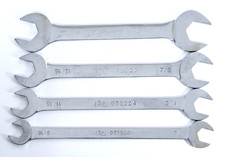 MAC Tools  9/16" - 1" 4 Piece SAE Chrome Thin Low Torque Open End Wrench Set USA