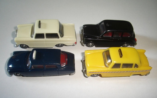 Set modellini auto taxi - auto,
