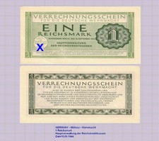 WEHRMACHT 1 Reichsmark 1944