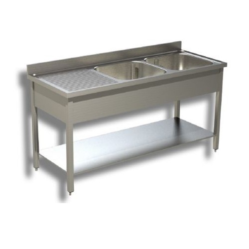 Lavello 180x70x85 acciaio - , inox