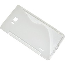 Ssyl Custodia Tpu Silicone Gel Cover Case S-line Lg Optimus L7 P700 Trasparente