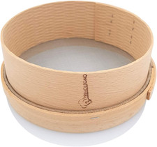 Setaccio in Legno Massello Certificato | Diametro 20 Cm | Rete a Maglia Fine 1X1