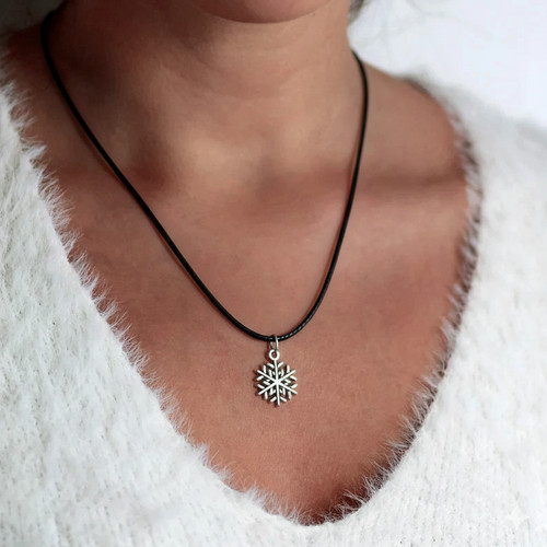 Collana natalizia fiocco - collana,