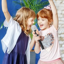  2 Pcs Microfono Bimbi Falso