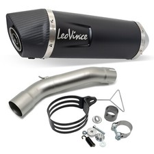 Silenziatore posteriore LeoVince SLIP-ON SBK LV ONE EVO Black Edition Acciaio