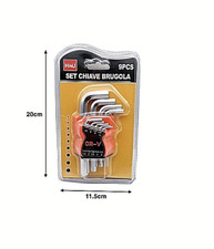 x 9 Chiavi a Brugola Esagonali