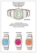 Orologio Pierre Bonnet  quartz serie 6195/E quadrante fuxia