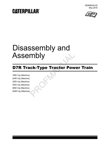 Caterpillar d7r track tractor - d7r,
