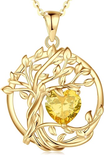 Collana pietra nascita albero - pietra,