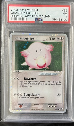 Chansey ex rubino e - chansey,