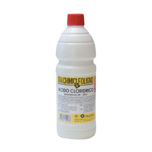 Acido muriatico puro lt - 33%,