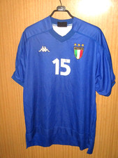 Maillot porté shirt jersey maglia indossata ITALY ITALIA ITALIE N° 15  1999-2000