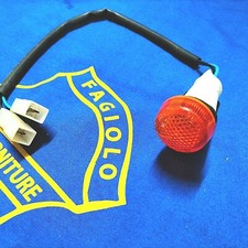 FANALE AUTOBIANCHI Y10 LATERALE BASE ACCIAIO LUCCIOLA COMPLETA  