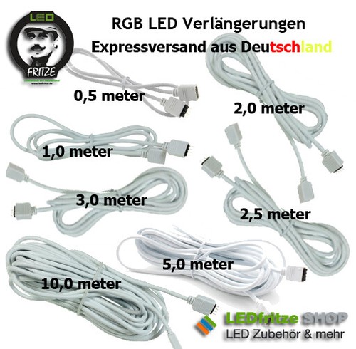 Prolunga led rgb cavo 0 - -, 0,3m