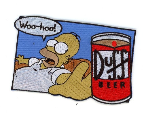 Patch homer simpson duff beer - patch,
