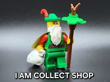 LEGO MINIFIG FORESTMEN FORESTMAN DRUIDE CASTLE AVEC CAPE ET ACCESSOIRES (NEUF)