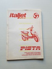 Italjet Pista 50 scooter  1992 catalogo ricambi originale
