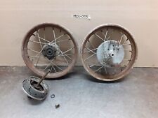 COPPIA RUOTE ANTERIORE POSTERIORE 12 POLLICI ISO MOTO 125