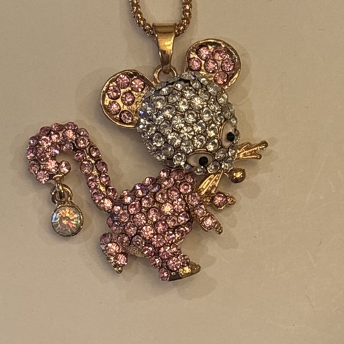 Collana con ciondolo topolino