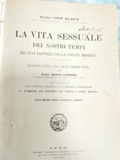 1911 LA VITA SESSUALE DEI