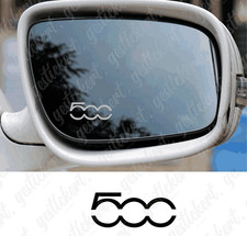 2 adesivi specchietti per Fiat