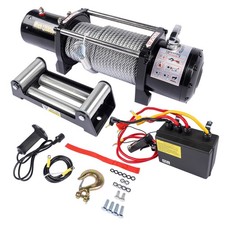 Verricello elettrico fuoristrada Verricello a motore 12V 6,6HP 13500lbs 6123kg