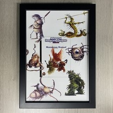 MOSTRUOSO MANUALE INCORNICIATO ART. DUNGEONS & DRAGONS, PORTA BESTIARIO, D&D, TSR