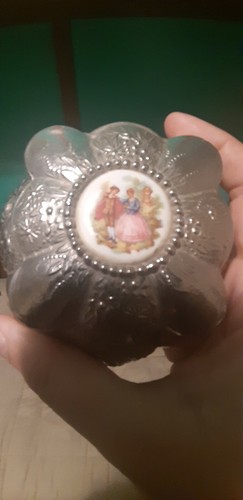 Scatola portagioie argento