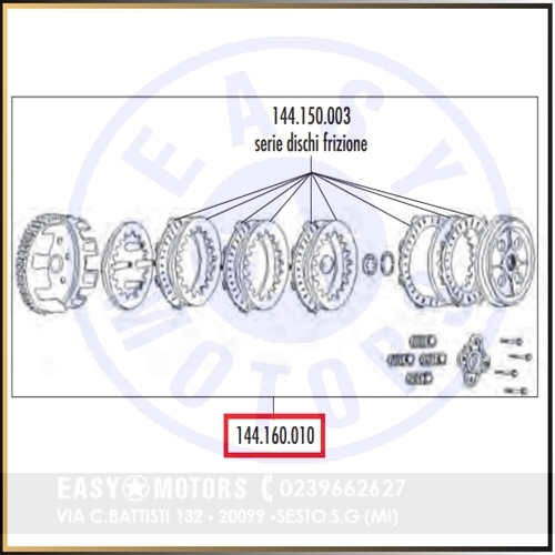 Polini 144 160 - 144.160.010, gruppo