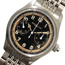 Orologio Uomo Montblanc MONT BLANC Monopusher Cronografo 125582 SS Usato