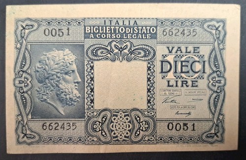 1944 italy lire p32a - italy,