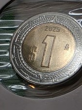 RARA moneta da 1 pesos 2025