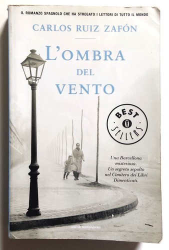 Libro ombra del vento carlos - libro, l'ombra