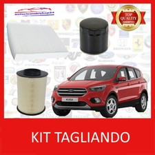 KIT TAGLIANDO 3 FILTRI PER FORD KUGA II 1.5 ECOBOOST BENZINA DAL 2014 IN POI 
