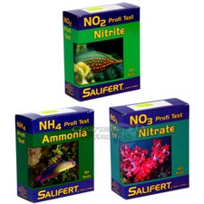 SALIFERT TEST KIT SET BARRIERA MARINA CORALLO ACQUA SALATA ACQUARIO PESCI ACQUARIO NH3 NO2 NO3