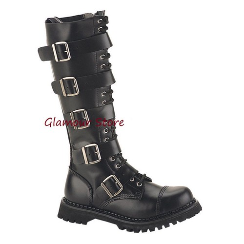 Stivali uomo pelle tacco dal - pelle, 3