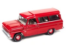 CHEVROLET Suburban - 1966 - rosso - Auto World 1:64