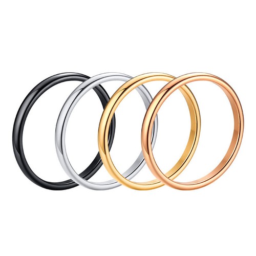Anello stretto liscio - , mm