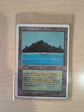 MTG TROPICAL ISLAND PLAYED ISOLA TROPICALE FWB ITALIAN DUAL LAND