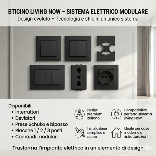Bticino living now - living, serie