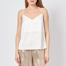 Markup top in raso da donna