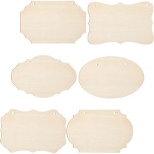 6 pezzi insegne vuote da