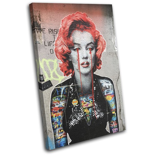 Marilyn monroe street graffiti - marilyn,