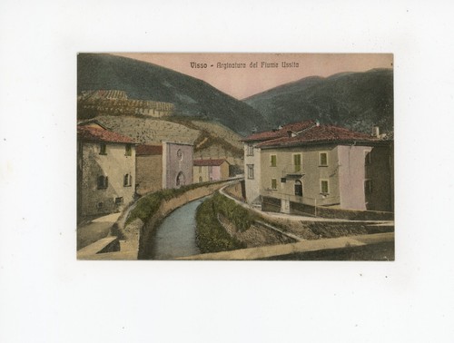 Cartolina visso arginatura - visso,