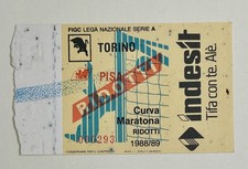 TORINO vs PISA 88/89 biglietto